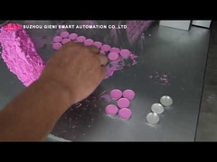 Semi-Auto Cosmetic Powder Compact Machine 2-3molds/Min For Eye Shadow