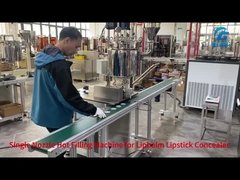 Macchina di riempimento a caldo con ugello singolo per il risparmio di rossetto per balsamo