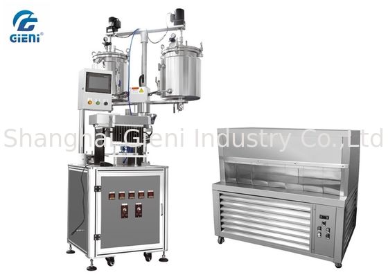 Macchina di rifornimento del balsamo di labbro di 12 ugelli con la piattaforma di congelamento del doppio compressore