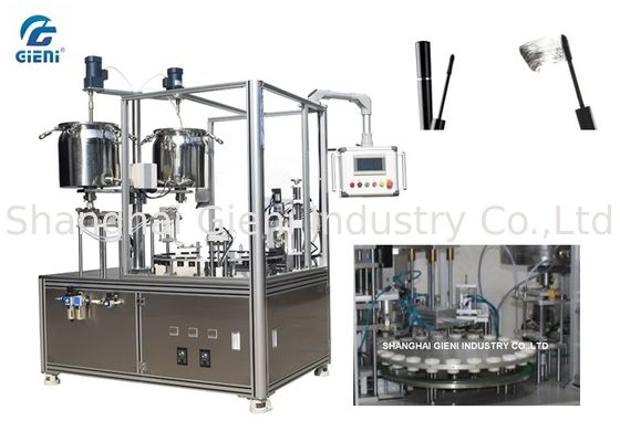 Tipo rotatorio acciaio inossidabile della macchina di rifornimento della mascara con la spazzola che inserisce dispositivo