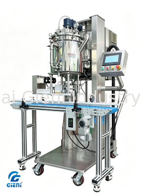 Deodorant Stick Hot Filling Machine con tecnologia di sollevamento del serbatoio e precisione servo-driven per la gestione del calore completo