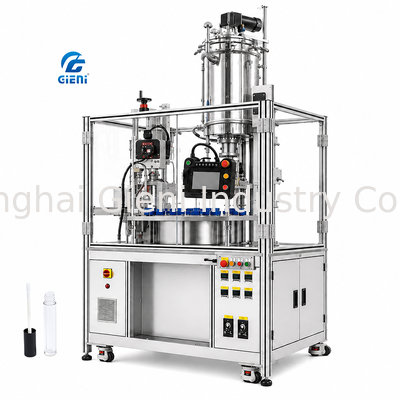 Macchina Riempitrice per Gloss Labbra a 4 Ugelli con Velocità 1000BPH e Controllo Temperatura 0-120C per Formule Viscose