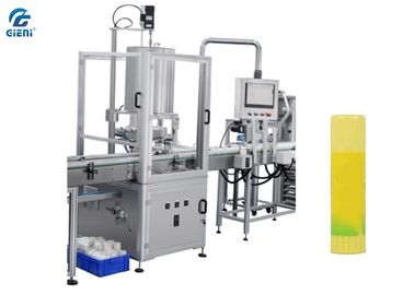Un buon prezzo. Balsamo di labbro dell'acciaio inossidabile che fa macchina con 4 ugelli 40-60pcs/Min in linea