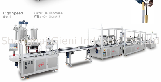 Un buon prezzo. Sistema di controllo PLC macchina automatica ad alta velocità di riempimento di crema per labbra con riempimento preciso in linea