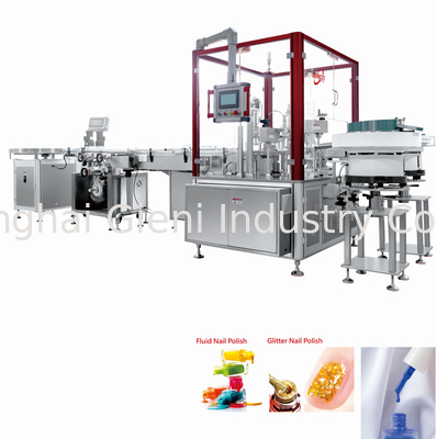 Un buon prezzo. Speed Nail Polish Filling Machine 30pcs/min Velocità del prodotto 20-30 bottiglie/min Capacità di produzione in linea