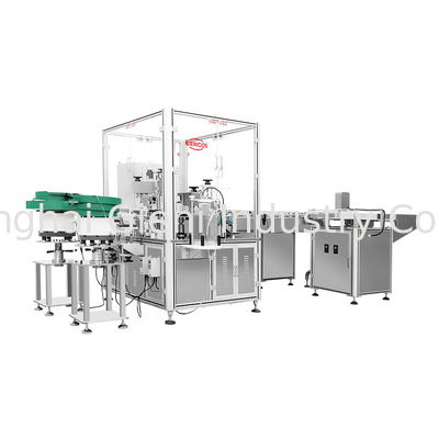 Un buon prezzo. Macchina di riempimento di gel in acciaio inossidabile a lucido gamma di riempimento 5-20 ml e prestazioni automatiche in linea