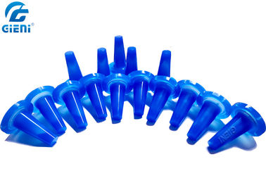 Un buon prezzo. Piccola dimensione blu di colore del rossetto della muffa del silicone della muffa cosmetica leggera del rossetto in linea