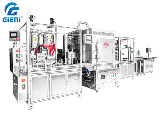 Un buon prezzo. produzione di attrezzature del rossetto di 960Pcs/Min Silicone Cosmetic Filling Machine in linea