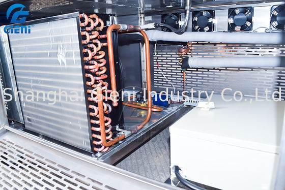 3,5 metri di tunnel di raffreddamento di rifornimento del rossetto cosmetico della macchina con il compressore di refrigerazione 5P