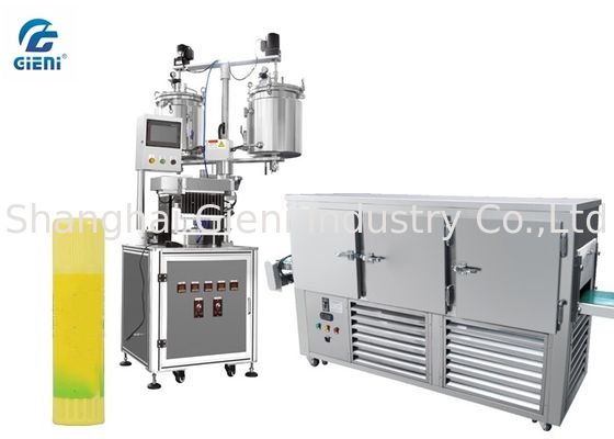 riempitore del balsamo di labbro della pasta 220V con le muffe di refrigerazione del tunnel 6-10/l'uscita minima