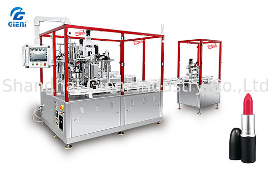 Macchina di riempimento di rossetto in silicone per 1300 pezzi all' ora con colonna di profilo in alluminio Euro Standard