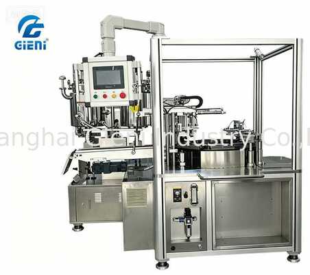 Riempitrice rotativa multicolore ad alta velocità con precisione servoassistita per crema CC a cuscino d'aria