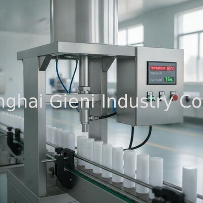 Deodorant Stick Hot Filling Machine con tecnologia di sollevamento del serbatoio e precisione servo-driven per la gestione del calore completo