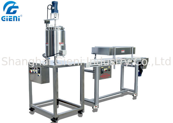 SUS304 manuale linea di produzione del balsamo di labbro della muffa della lega per caratteri con il trasportatore di rifusione