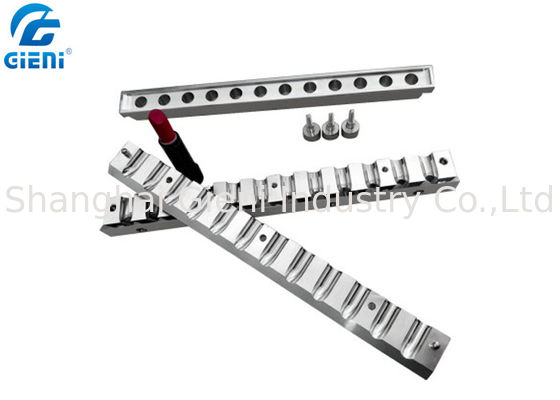 Manuale tre pezzi del rossetto della pallottola della muffa di perforazione di alluminio della muffa per i cosmetici