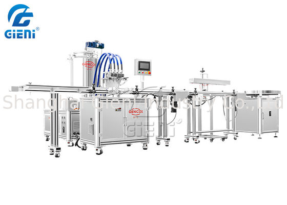 3 strati di 50ml di labbro del balsamo del bastone della macchina di rifornimento cosmetica con 4 ugelli