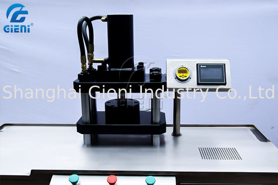 Polvere cosmetica dell'ombretto che preme macchina costipatrice