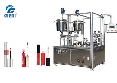 Un buon prezzo. Tipo rotatorio semiautomatico della macchina di rifornimento di lucentezza del labbro con capacità 24~30pcs/Min in linea