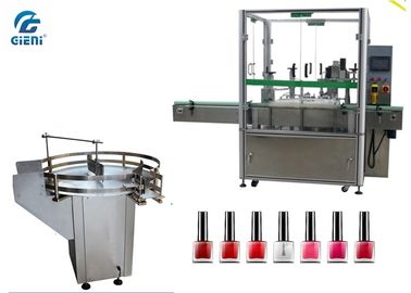 Un buon prezzo. Attrezzatura di riempimento del piccolo smalto automatico della dose 2 ugelli con la piattaforma girevole in linea