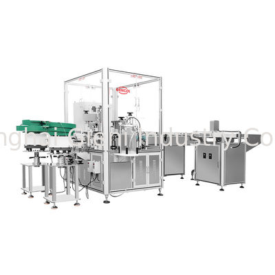 Macchina di riempimento di gel in acciaio inossidabile a lucido gamma di riempimento 5-20 ml e prestazioni automatiche