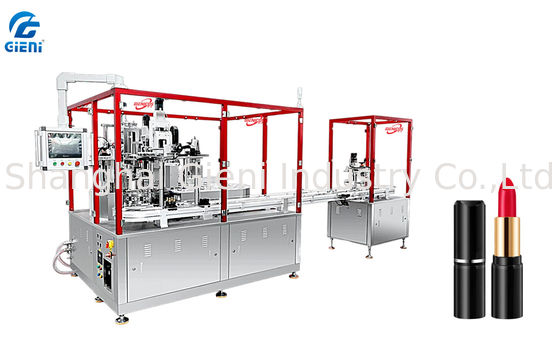 Un buon prezzo. Macchina automatica di riempimento del rossetto in tutto silicone con dispositivo di vuoto a due fasi separato in linea