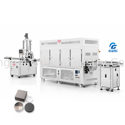 Linea di riempimento servo a ugello singolo di tipo elevatore JYF di 0,6-0,8 MPa per crema ad alta viscosità