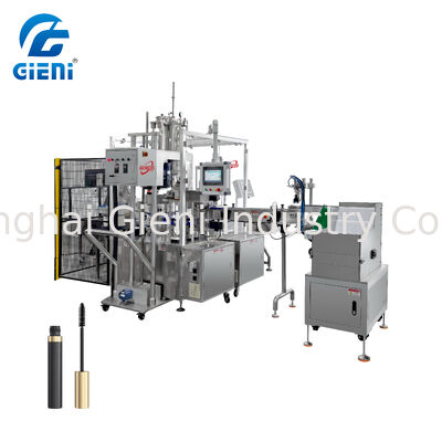 Riempitrice automatica per mascara con trattamento del cappuccio della spazzola del tergicristallo Precisione di ± 0,1 g
