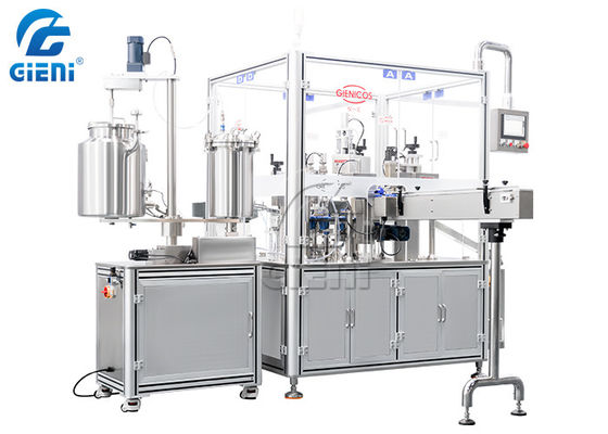 Un buon prezzo. Macchina di rifornimento cosmetica di lucentezza del labbro 7KW 50Pcs/Min Rotary Type in linea