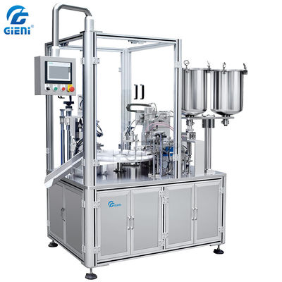 Riempitore della macchina di lucentezza del labbro di controllo dello SpA 7KW, riempitore rotatorio del tubo di lucentezza del labbro
